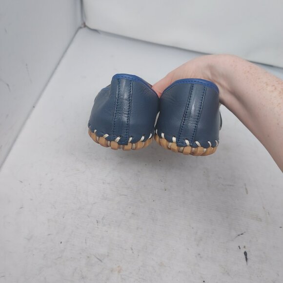 Spring Step Blue Comfort Kathaleta Flat Shoe - Picture 9 of 11